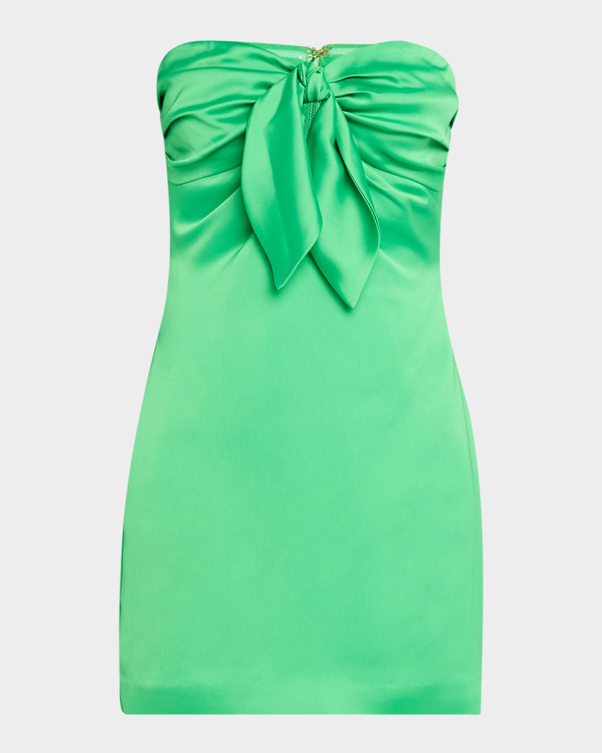 Ramy Brook Orion Strapless Mini Dress In Tropic Green