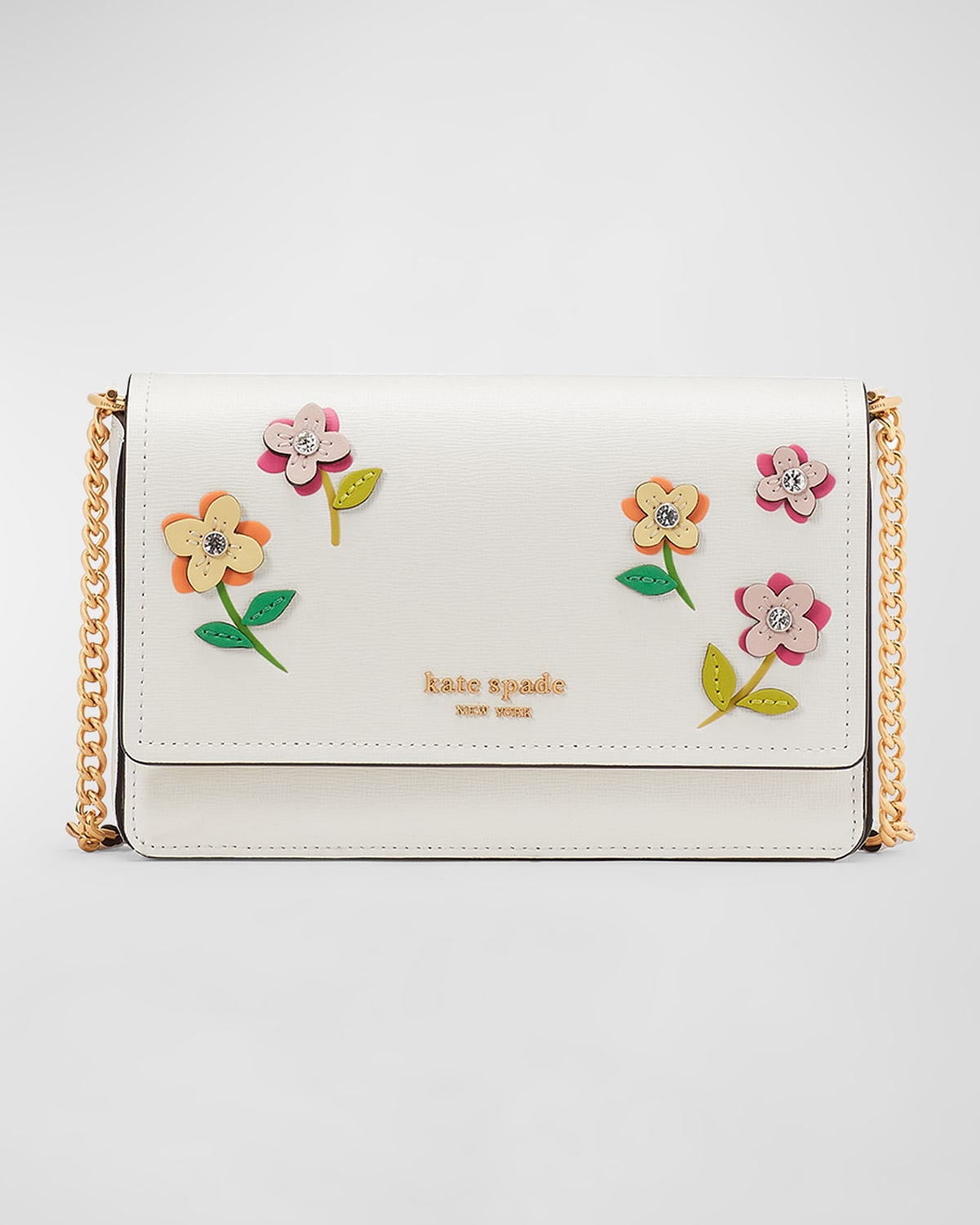 kate spade new york in bloom flower leather crossbody bag | Smart Closet