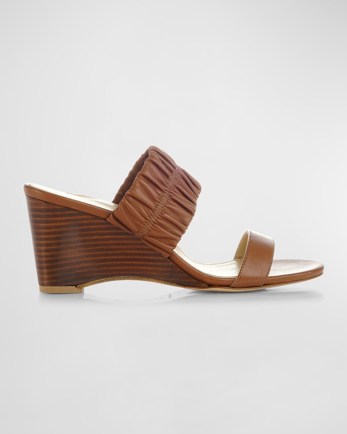 Marion Parke Margo Dual-Band Slide Wedge Sandals