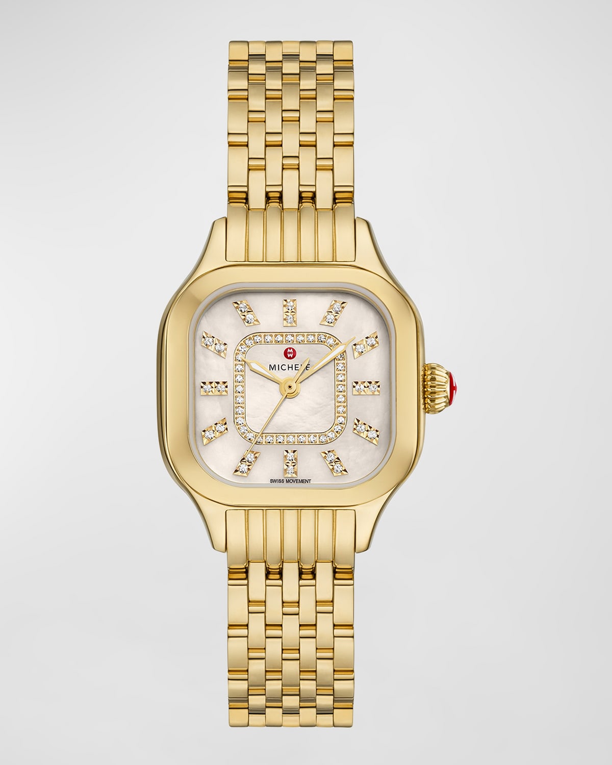 29mm Meggie Diamond Dial and Mother-of-Pearl Watch, Gold