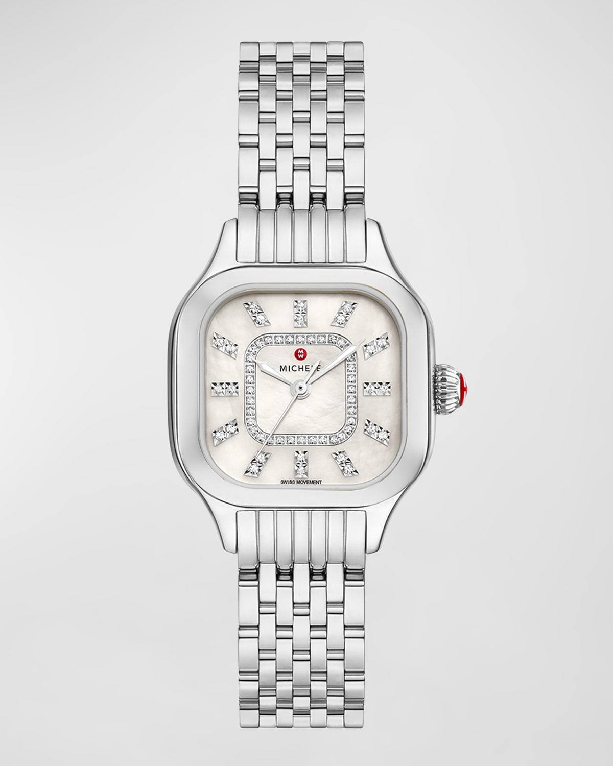 29mm Meggie Diamond Dial and Mother-of-Pearl Watch, Stainless Steel
