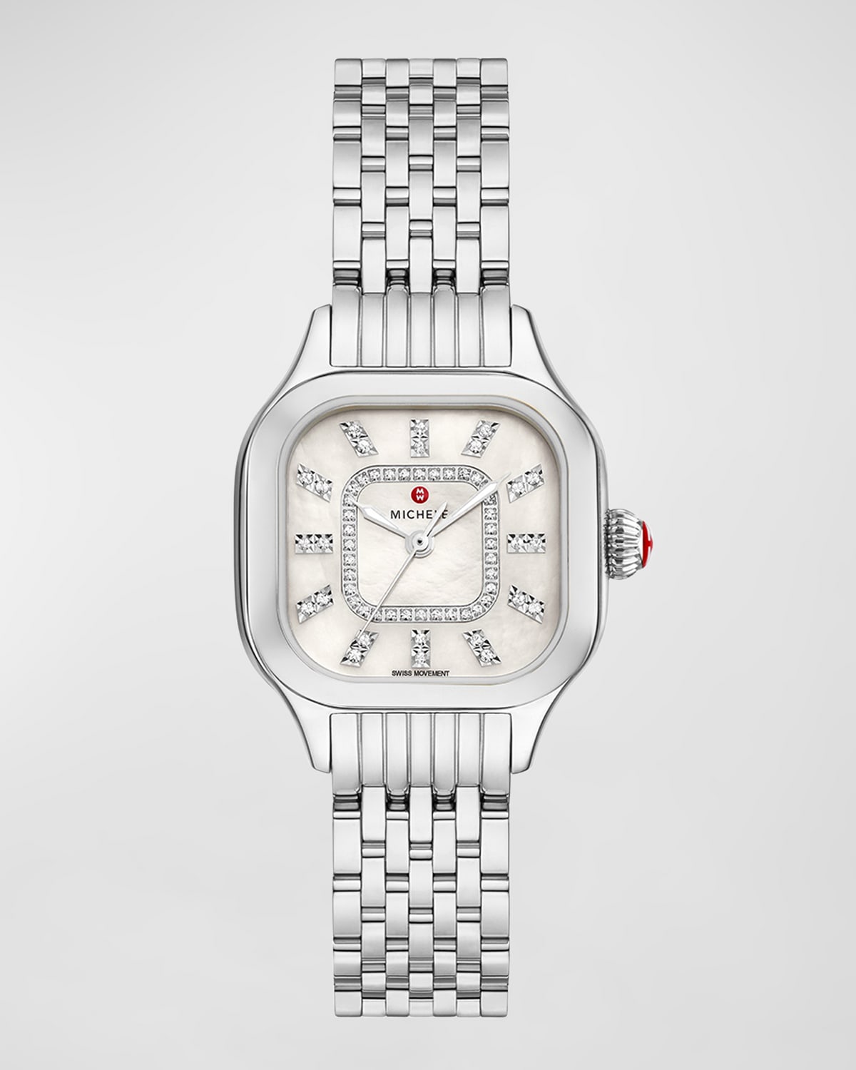 29mm Meggie Diamond Dial and Mother-of-Pearl Watch, Stainless Steel