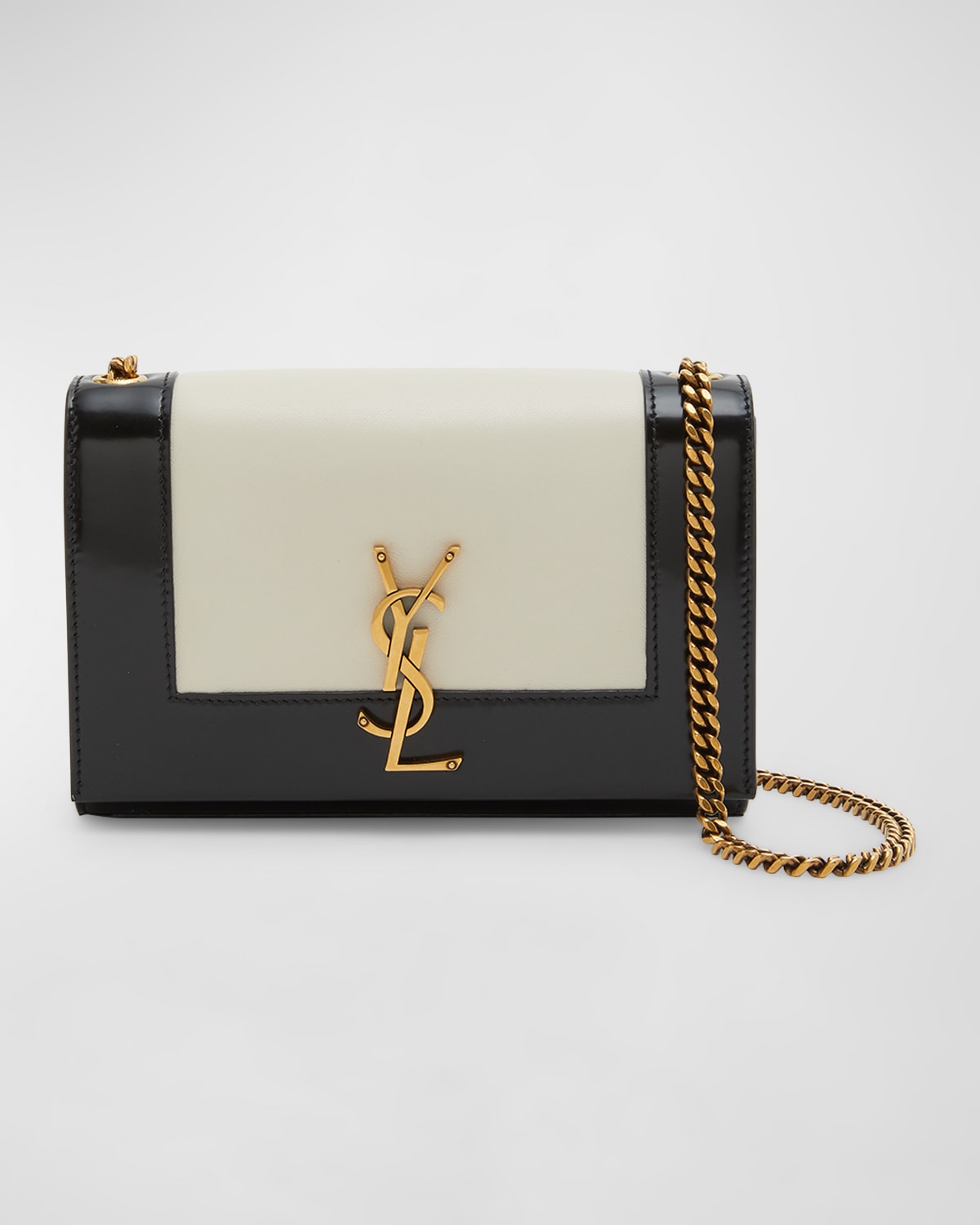 SMALL KATE IN NAPPA AND BRUSHED LEATHER, Saint Laurent