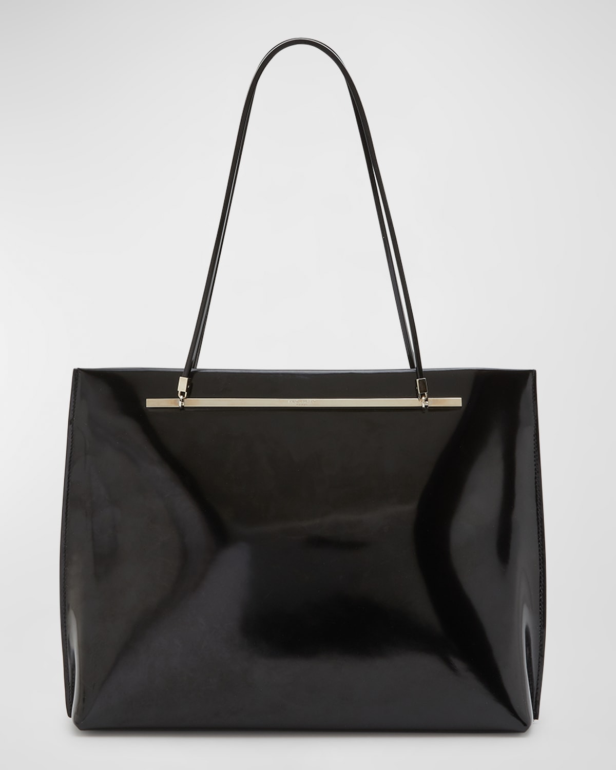 SAINT LAURENT SUZANNE SHOPPING TOTE BAG IN PATENT LEATHER