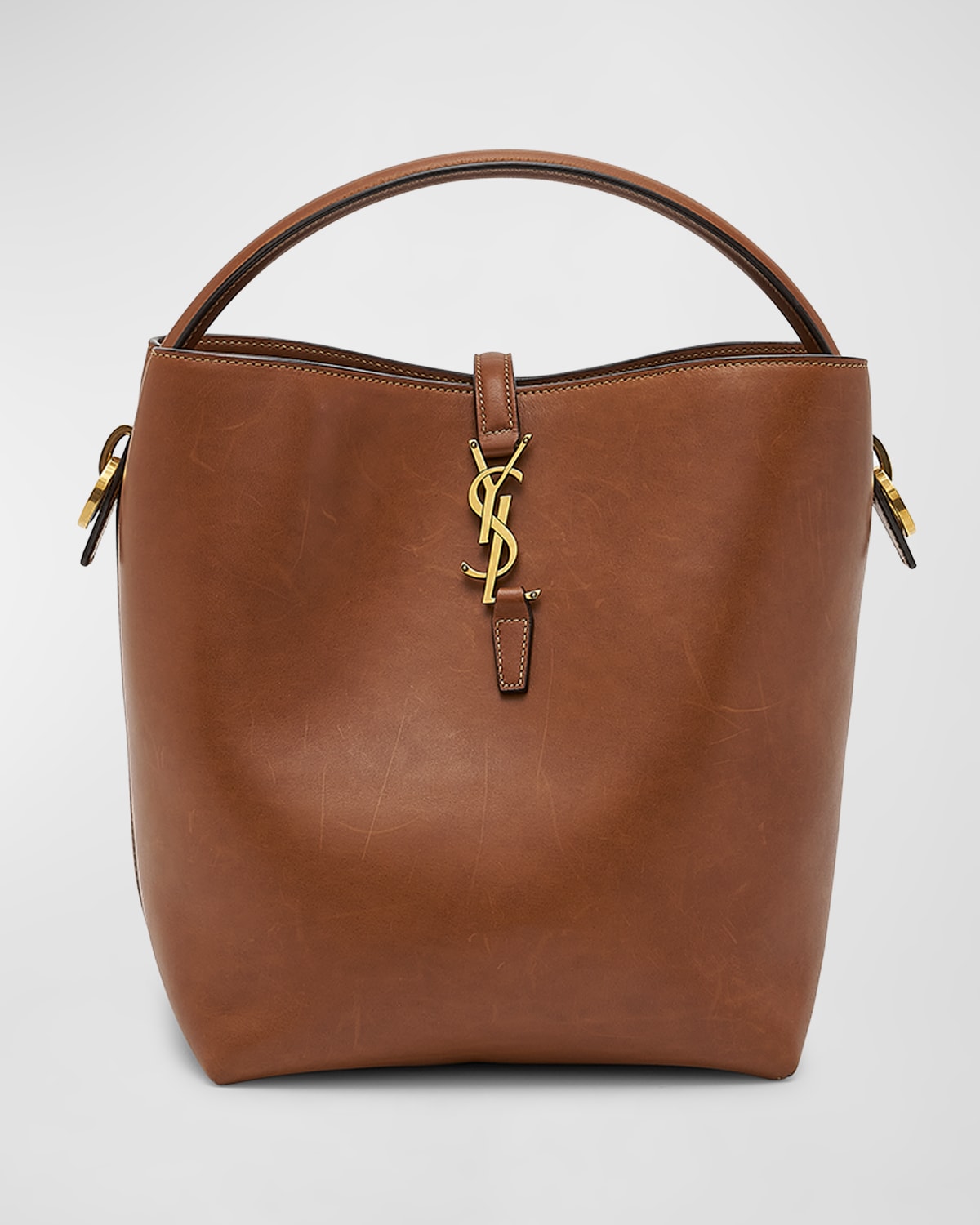 Le 37 YSL Bucket Bag in Smooth Leather