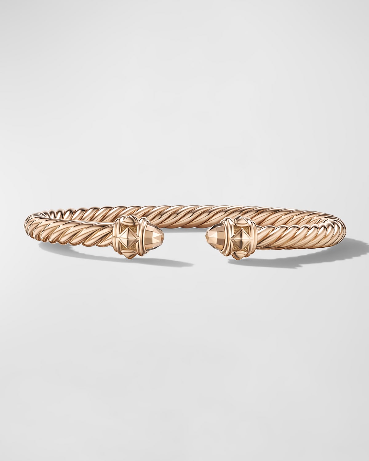 David Yurman Women's Curb Chain Bracelet in 18K Rose Gold - Rose Gold - Size Large