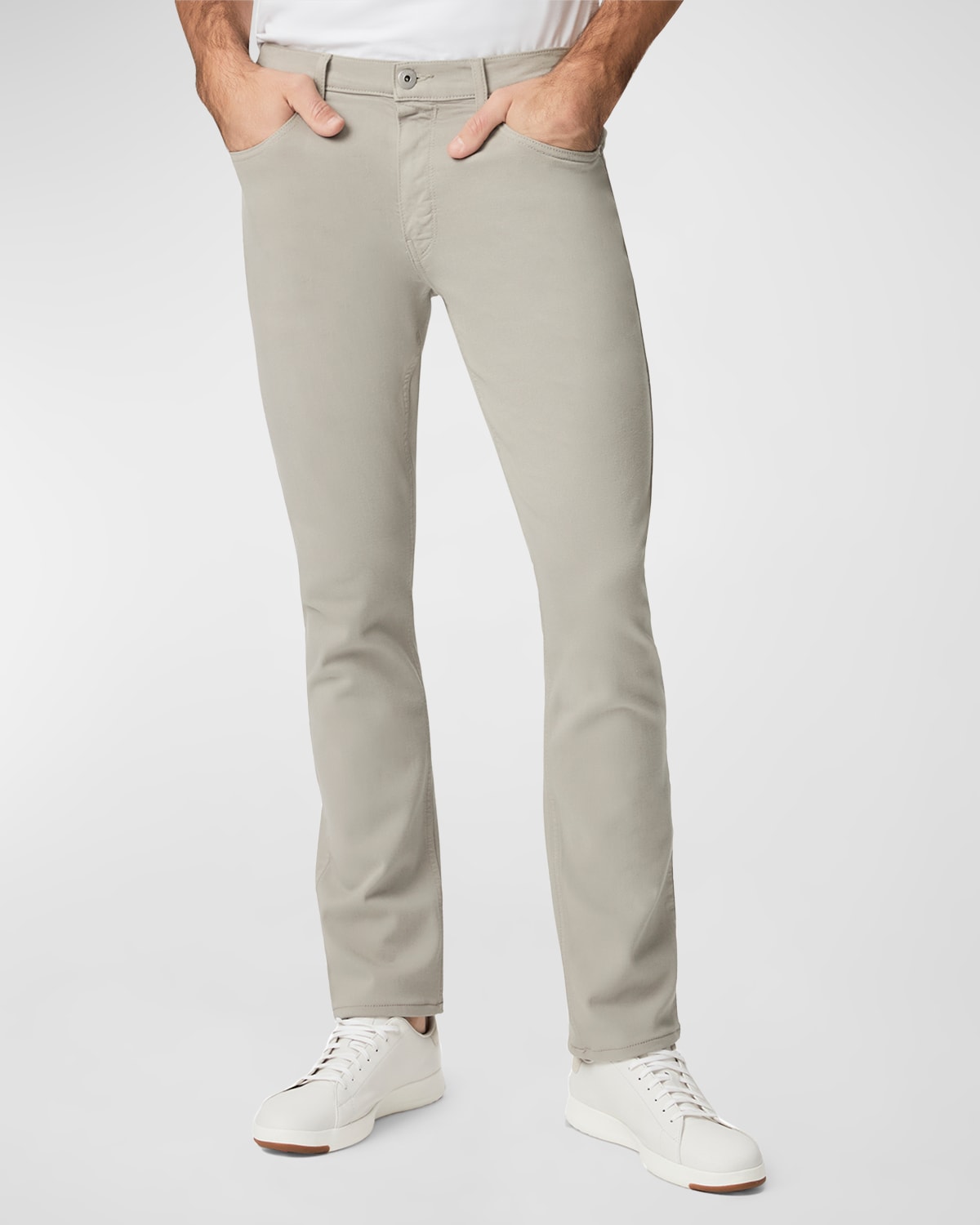 Paige Men's Federal Slim Straight Jeans In Stc Grey