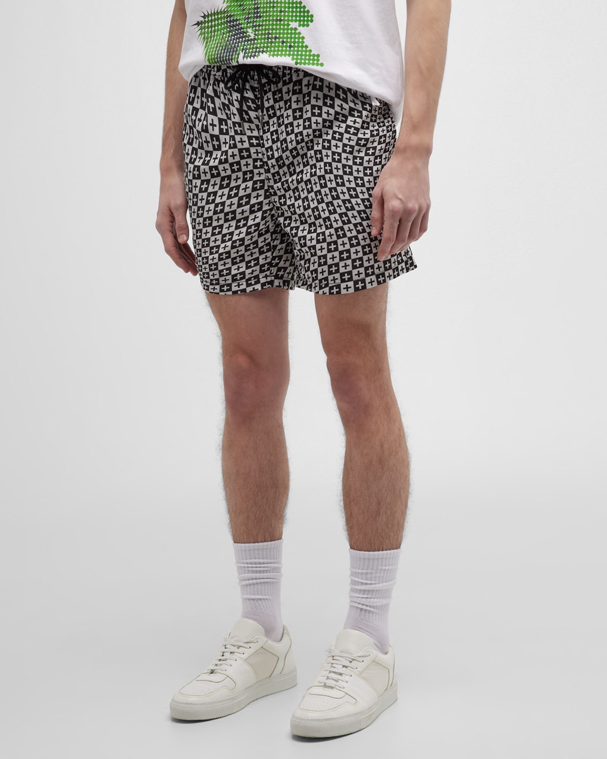 KSUBI MEN'S CHECK OUT BOARDSHORTS
