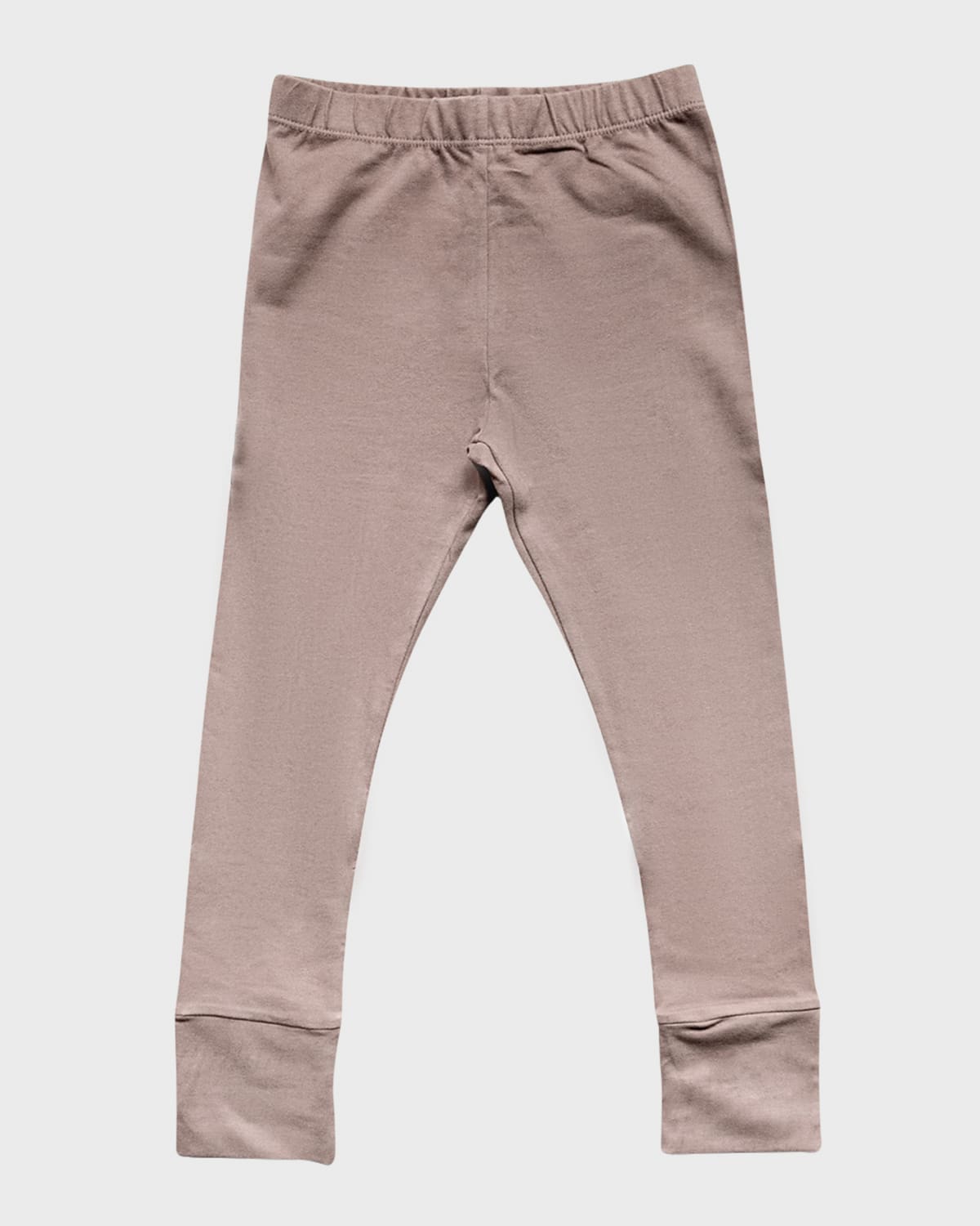 The Simple Folk Kids' Girl's The Everyday Organic Cotton Leggings In Antique Rose