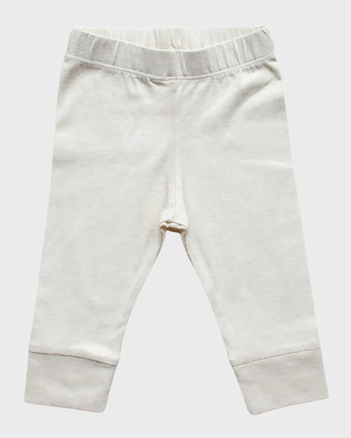 The Simple Folk Kids' Girl's The Everyday Organic Cotton Leggings In Undyed