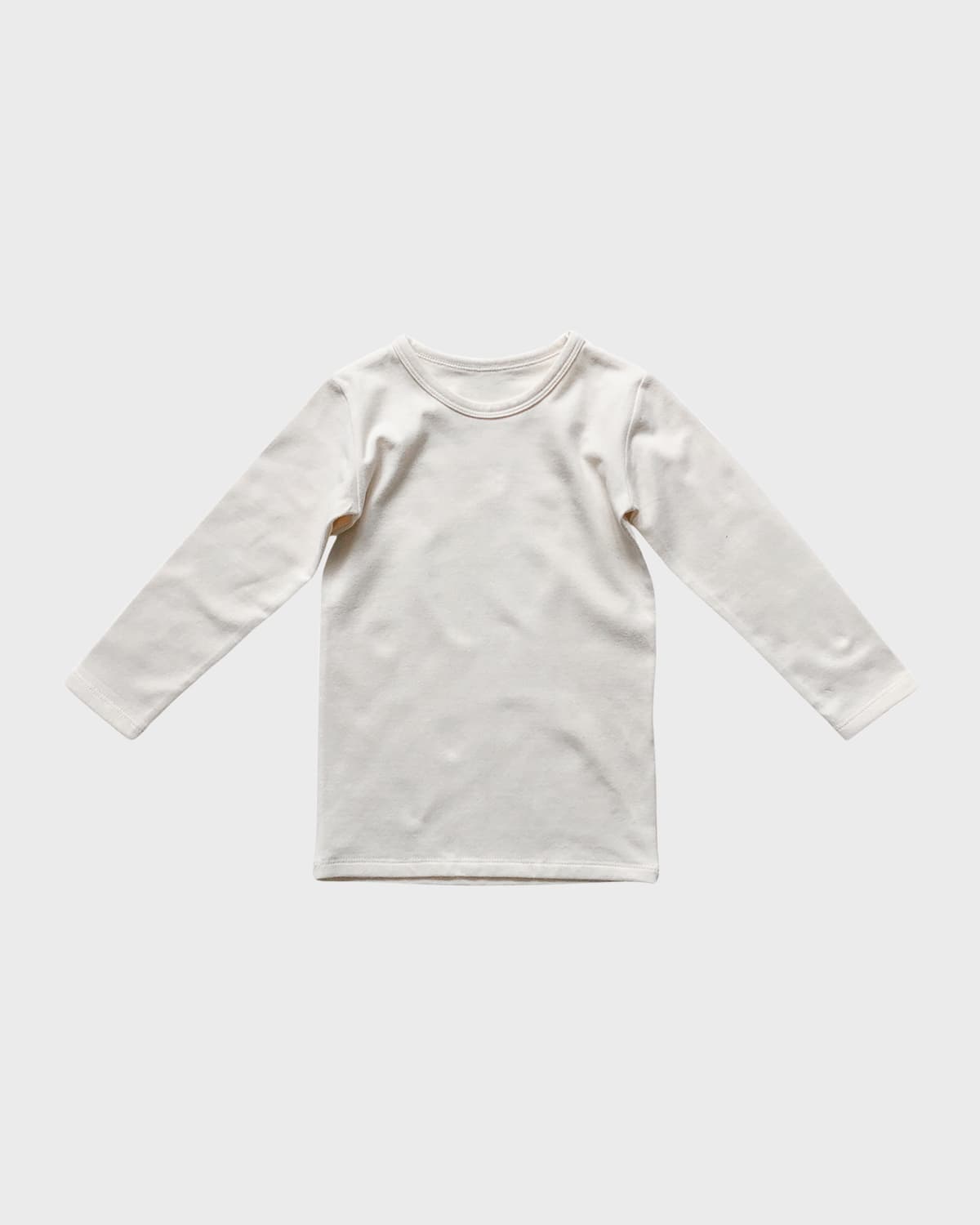 The Simple Folk Kids' Girl's The Everyday Organic T-shirt In Undyed