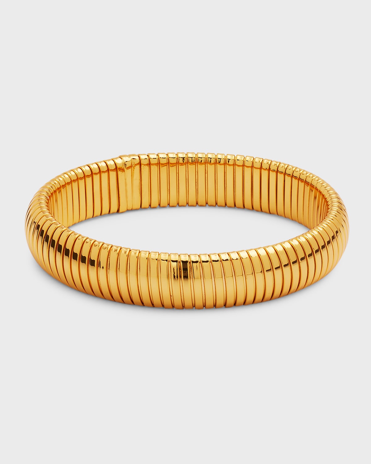 22k Gold-Plated Snake Chain Bangle