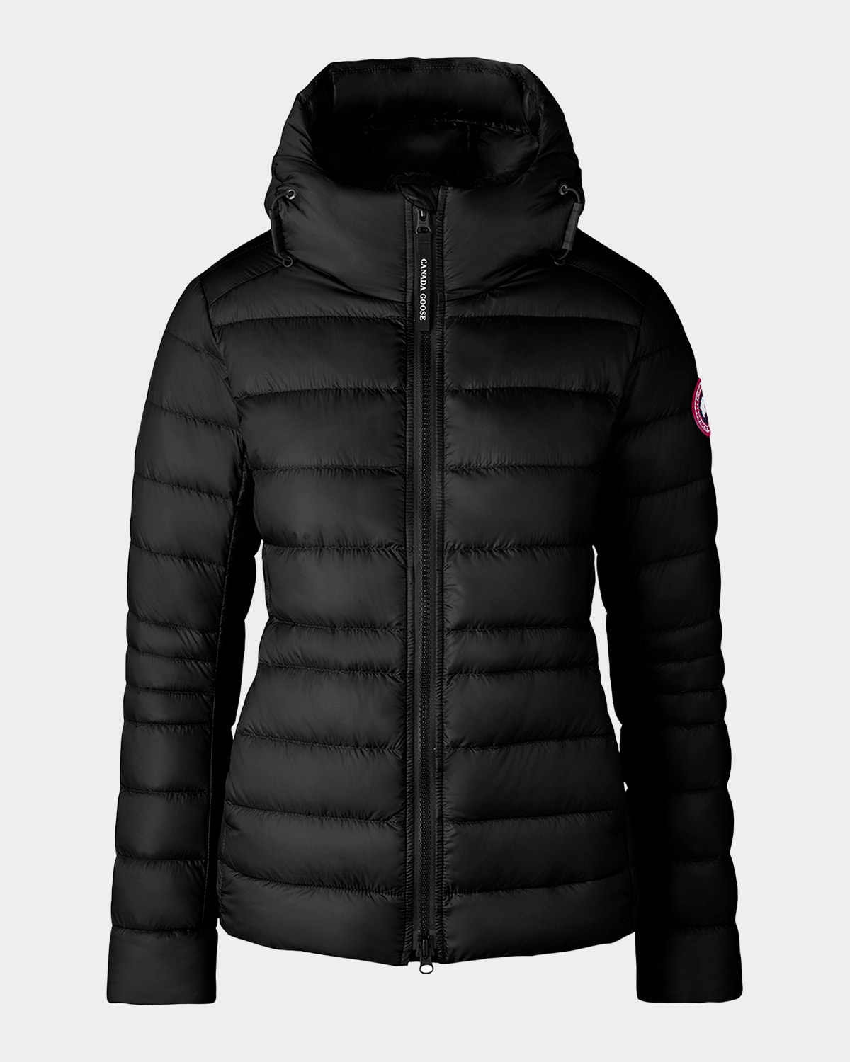 Shop Canada Goose Cypress Packable Hooded Puffer Jacket In Black