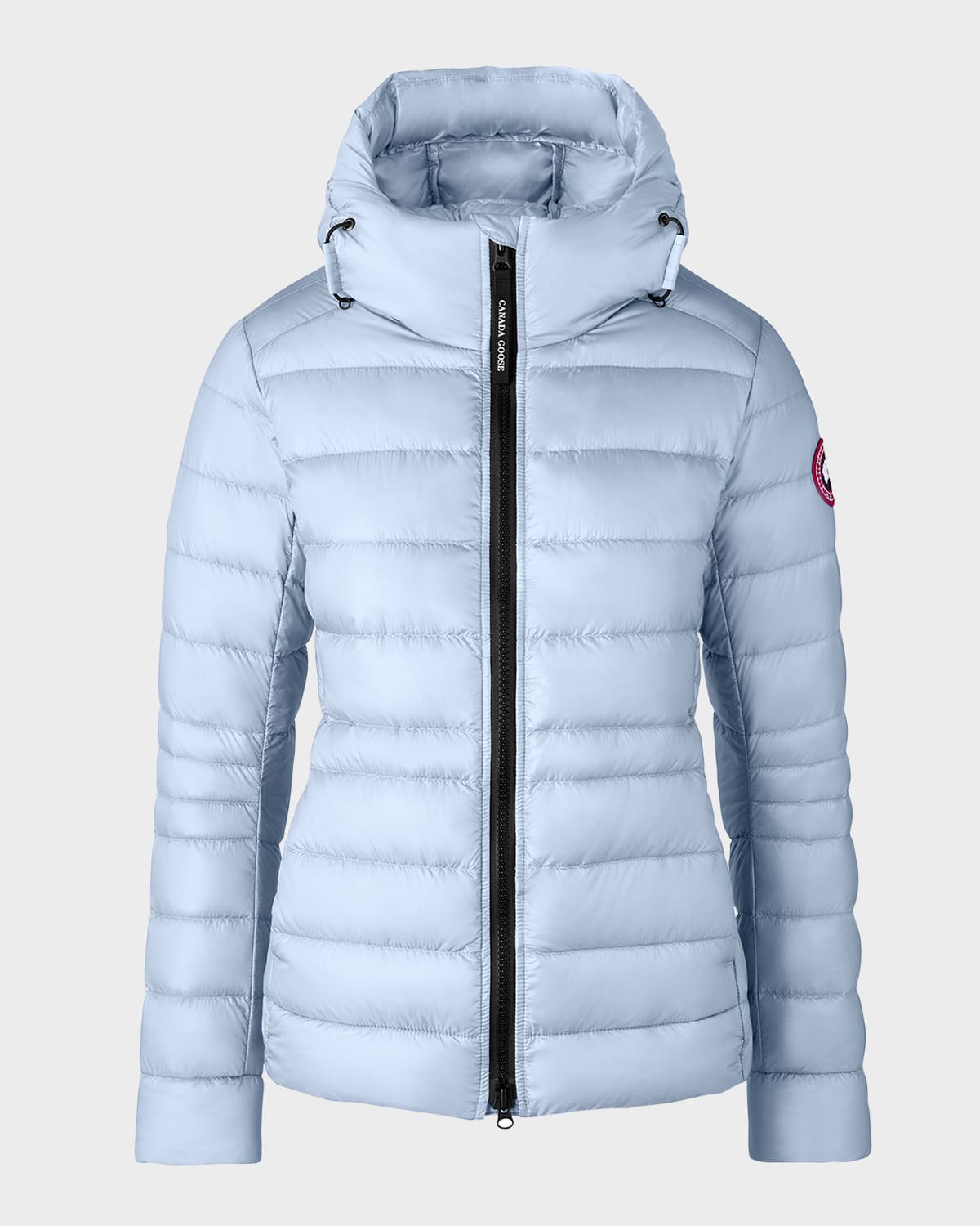 Shop Canada Goose Cypress Packable Hooded Puffer Jacket In Dawn Blue