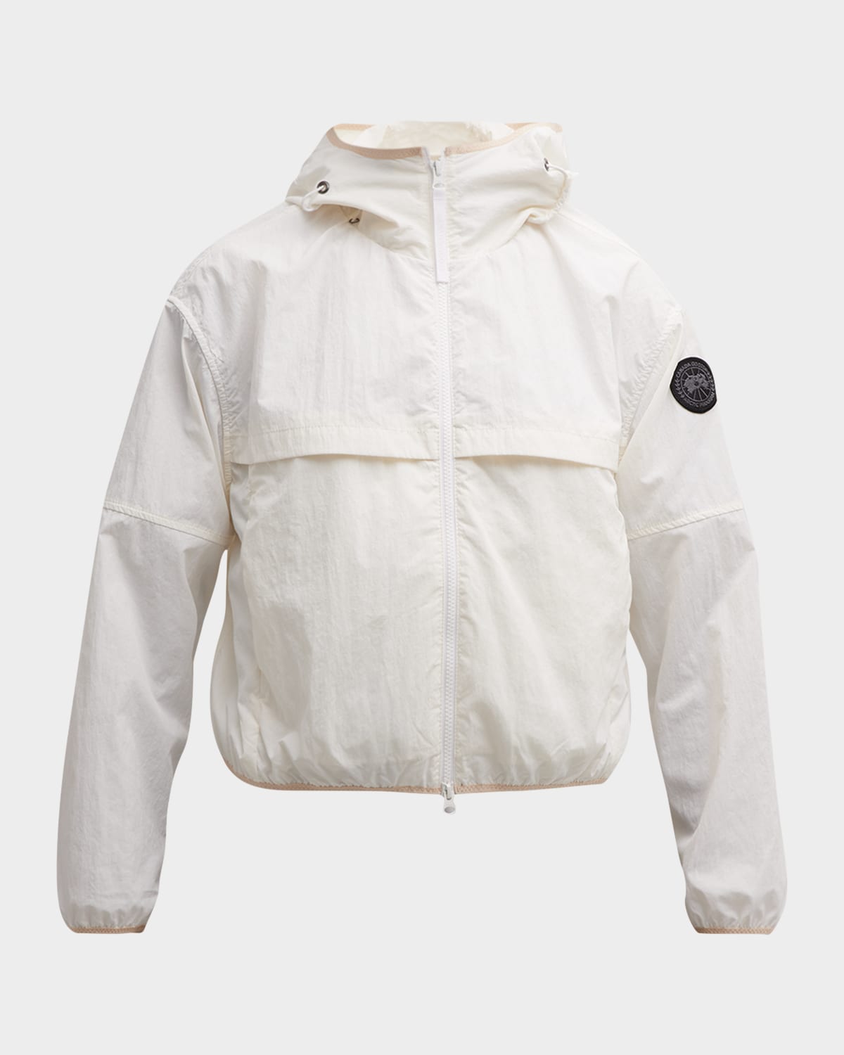 Canada Goose Sinclair Hooded Jacket With Mesh Vent In Northstar White