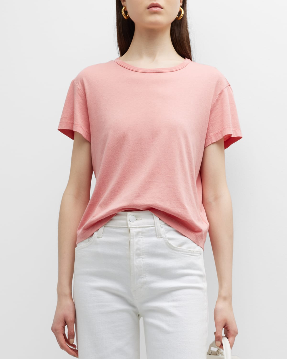 Agolde Drew Tee In Smoothie
