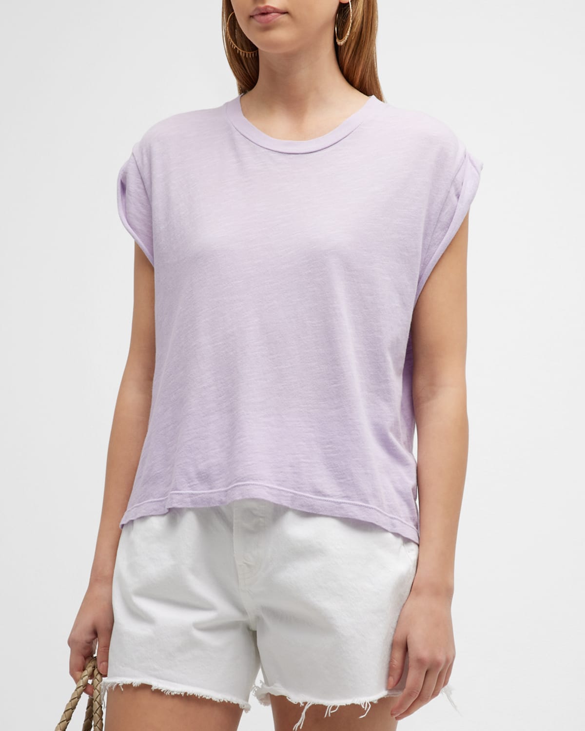 CITIZENS OF HUMANITY KELSEY ROLLED SLEEVE TEE