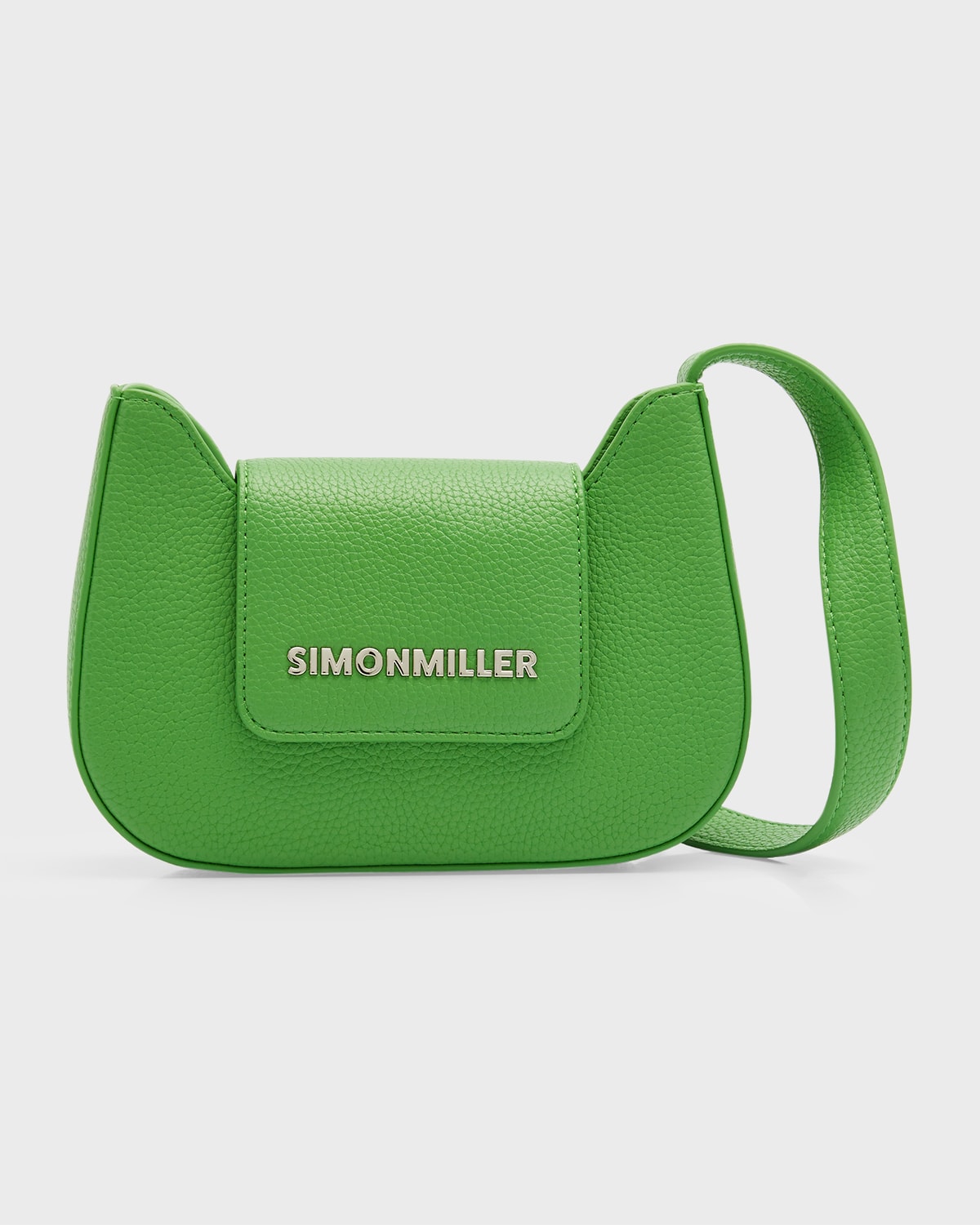 Simon Miller Mini Retro Faux-leather Crossbody Bag In Gummy Green
