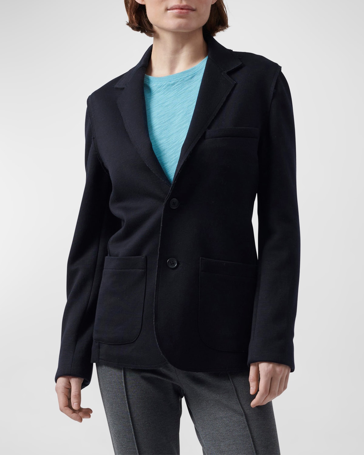 Atm Anthony Thomas Melillo Relaxed Blazer In Black