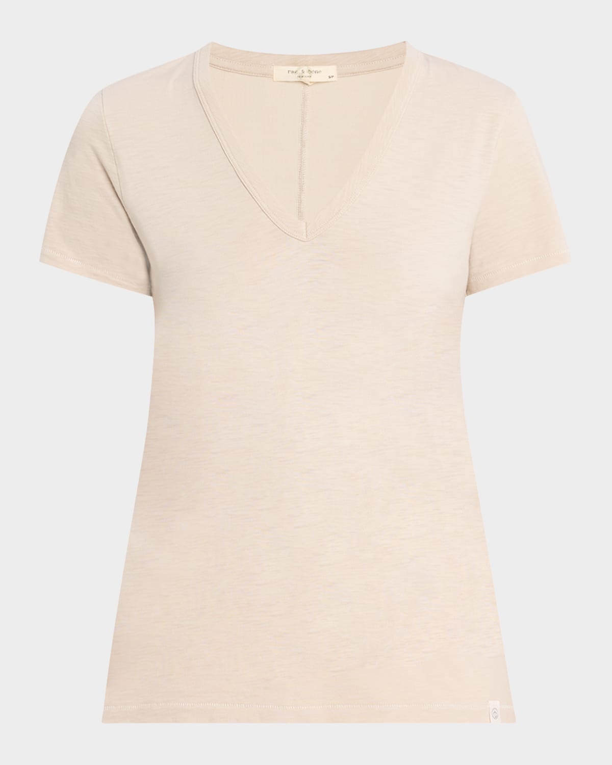Rag & Bone The Slub Vee In Fossil