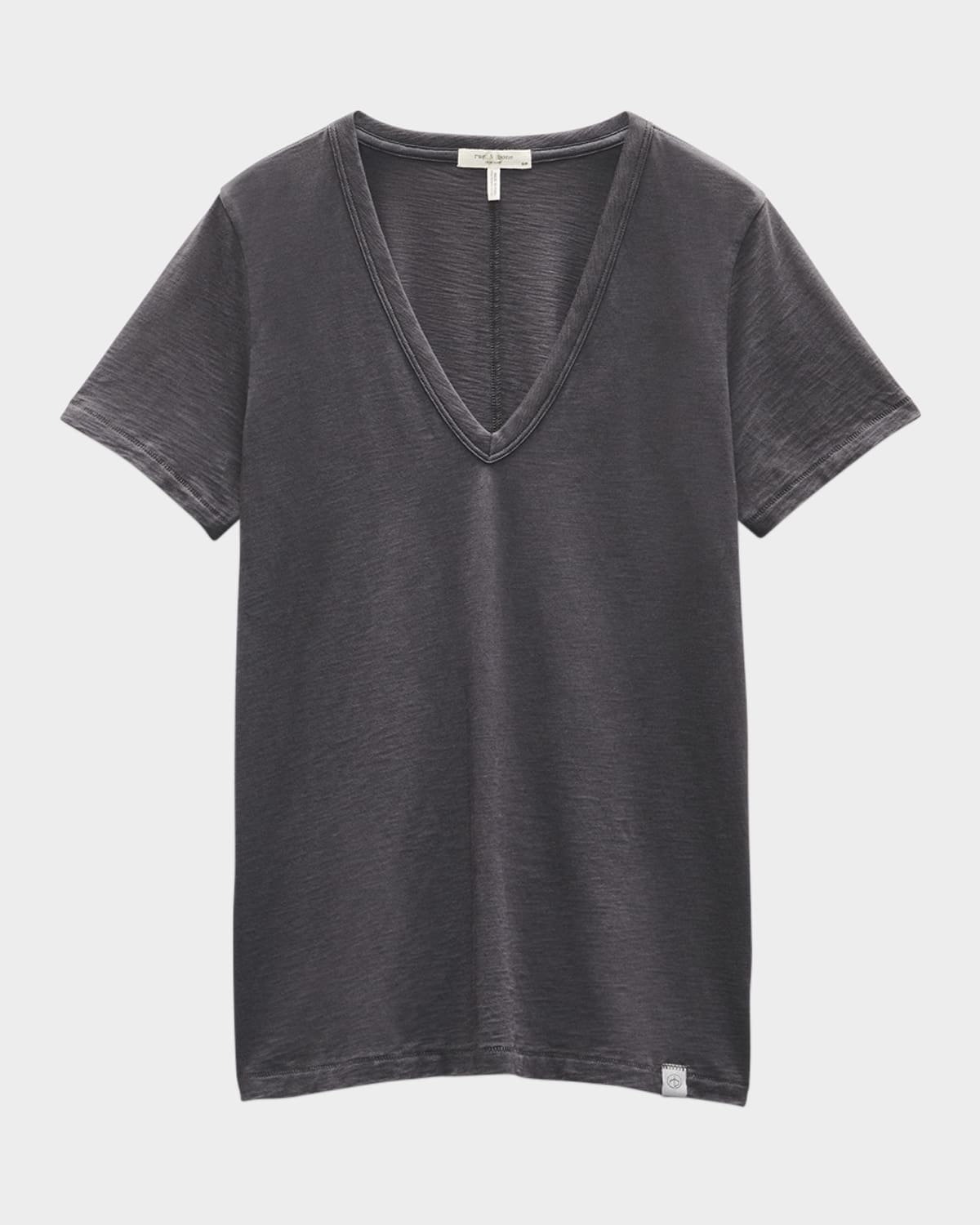 Rag & Bone The Slub Vee In Greystone