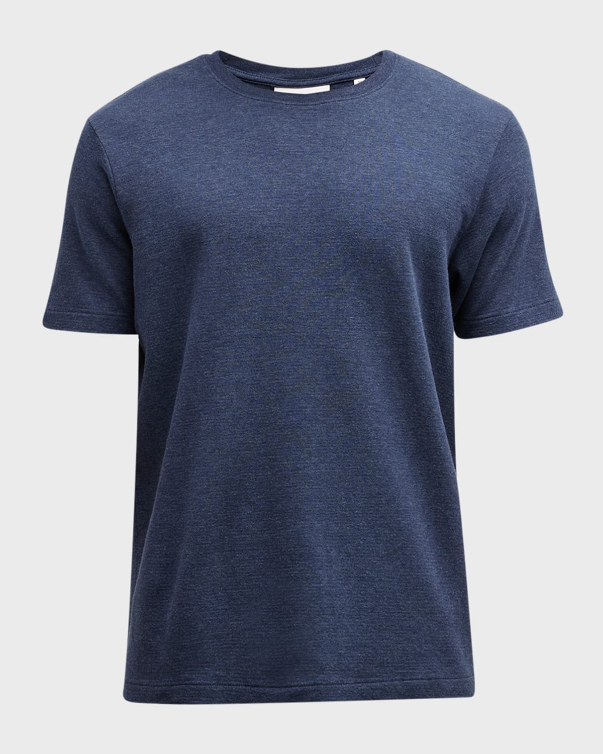 Shop Frame Men's Duo Fold Short Sleeve Tee In Heather Da