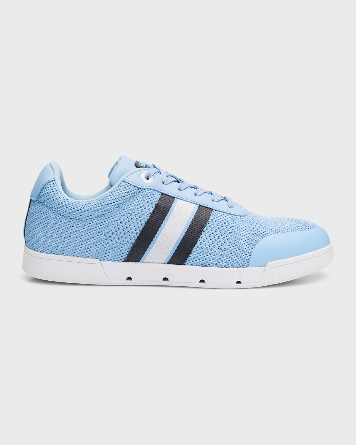 Swims Men's Solaro Knit Low-top Sneakers In Spray Blue