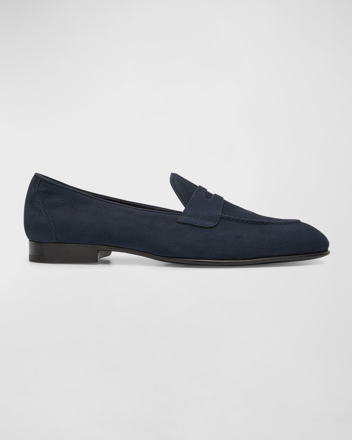 Brioni Bologna Penny-loafer In Blue