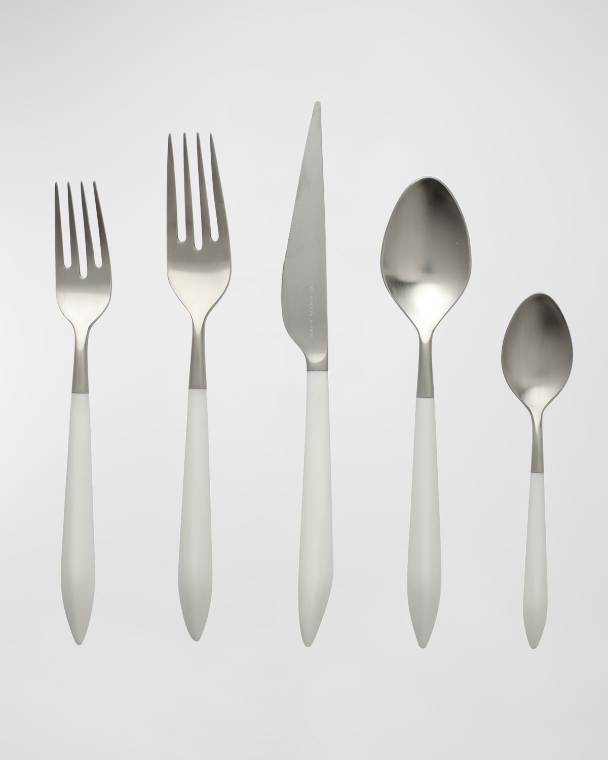 Vietri Ares Argento & Black 5-piece Place Setting