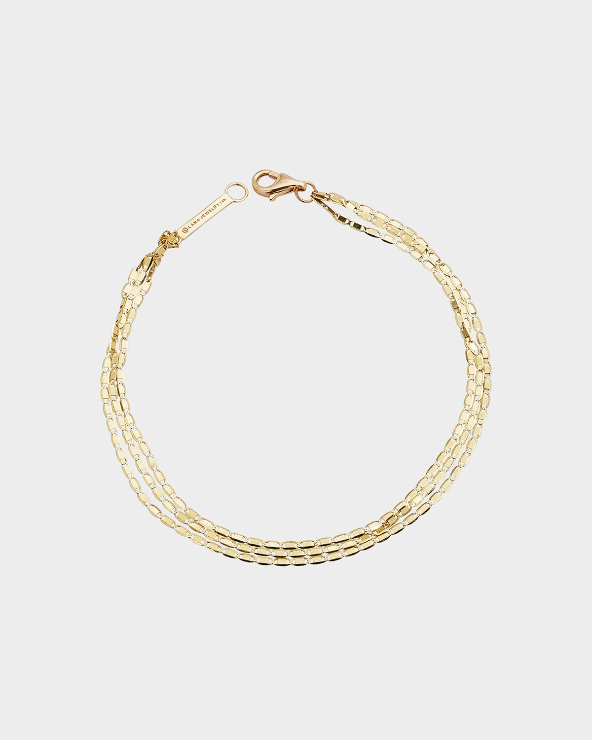 LANA 14K MALIBU 3-STRAND BRACELET