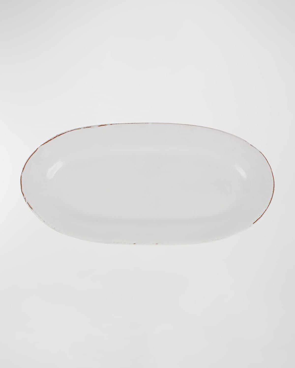 Shop Vietri Cucina Fresca Narrow Oval Platter In White