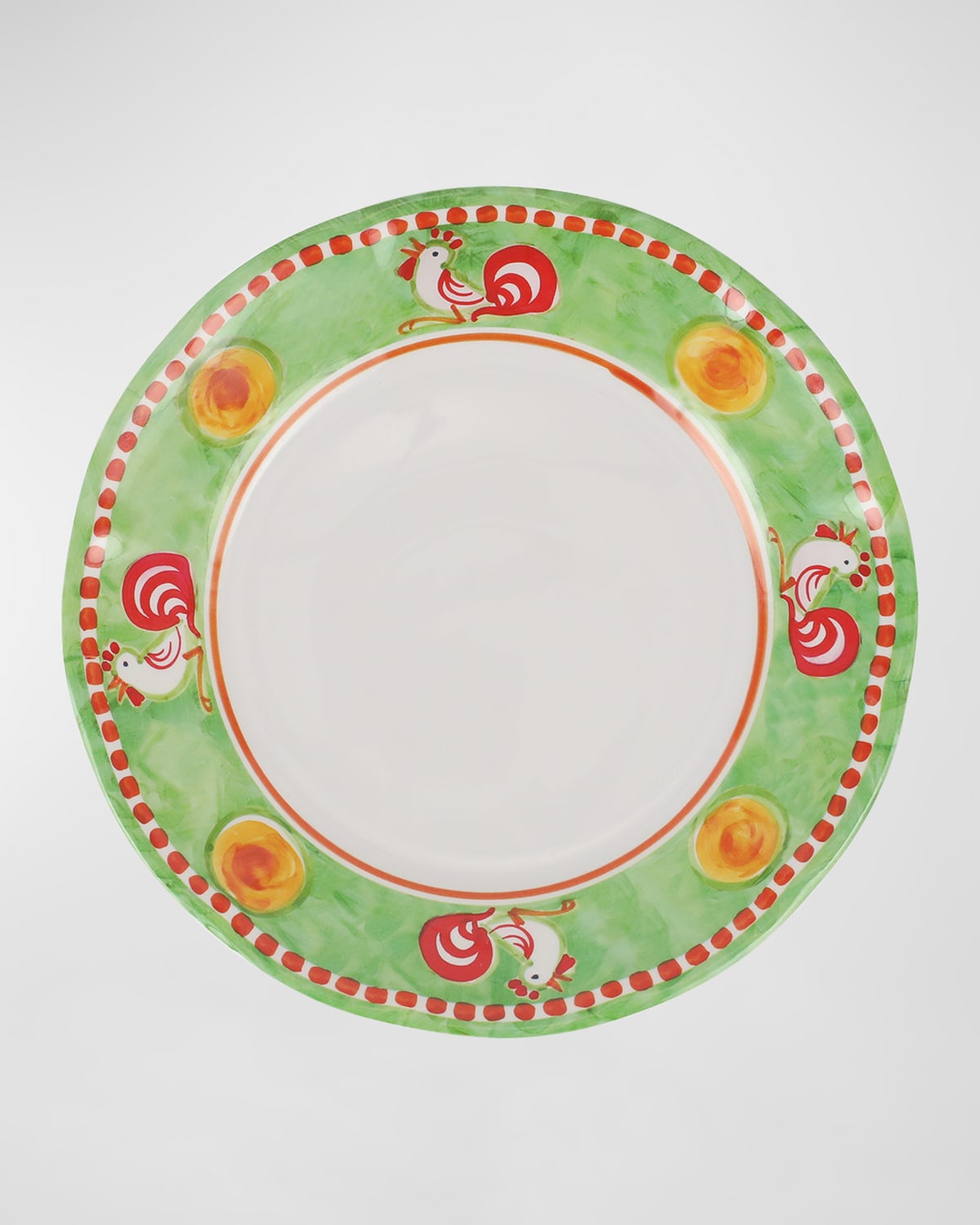 Vietri Melamine Campagna Gallina Dinner Plate