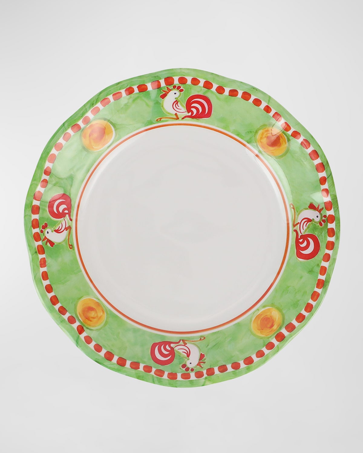 VIETRI MELAMINE CAMPAGNA GALLINA SALAD PLATE