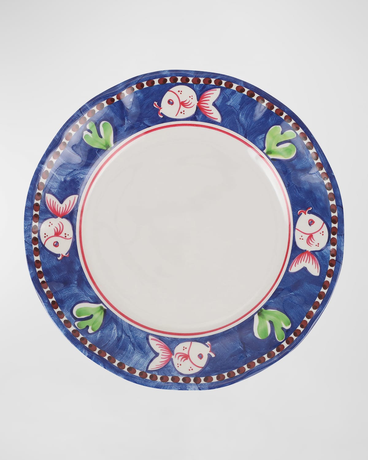 Vietri Melamine Campagna Pesce Dinner Plate