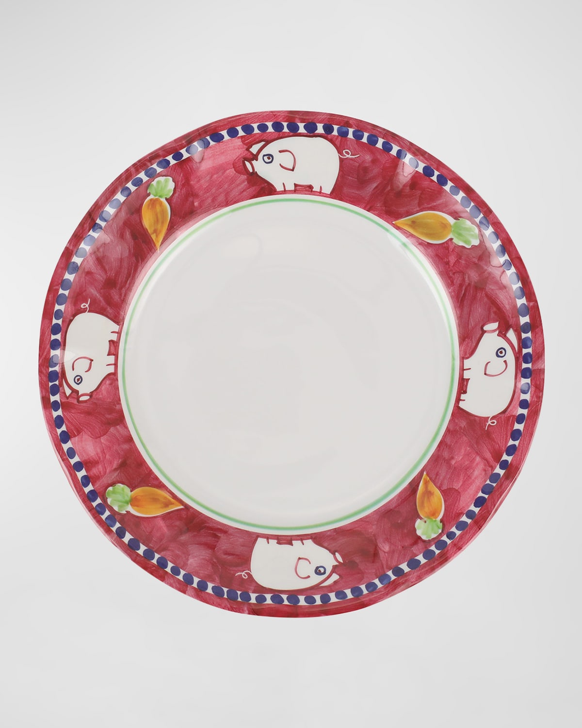 Vietri Melamine Campagna Porco Dinner Plate