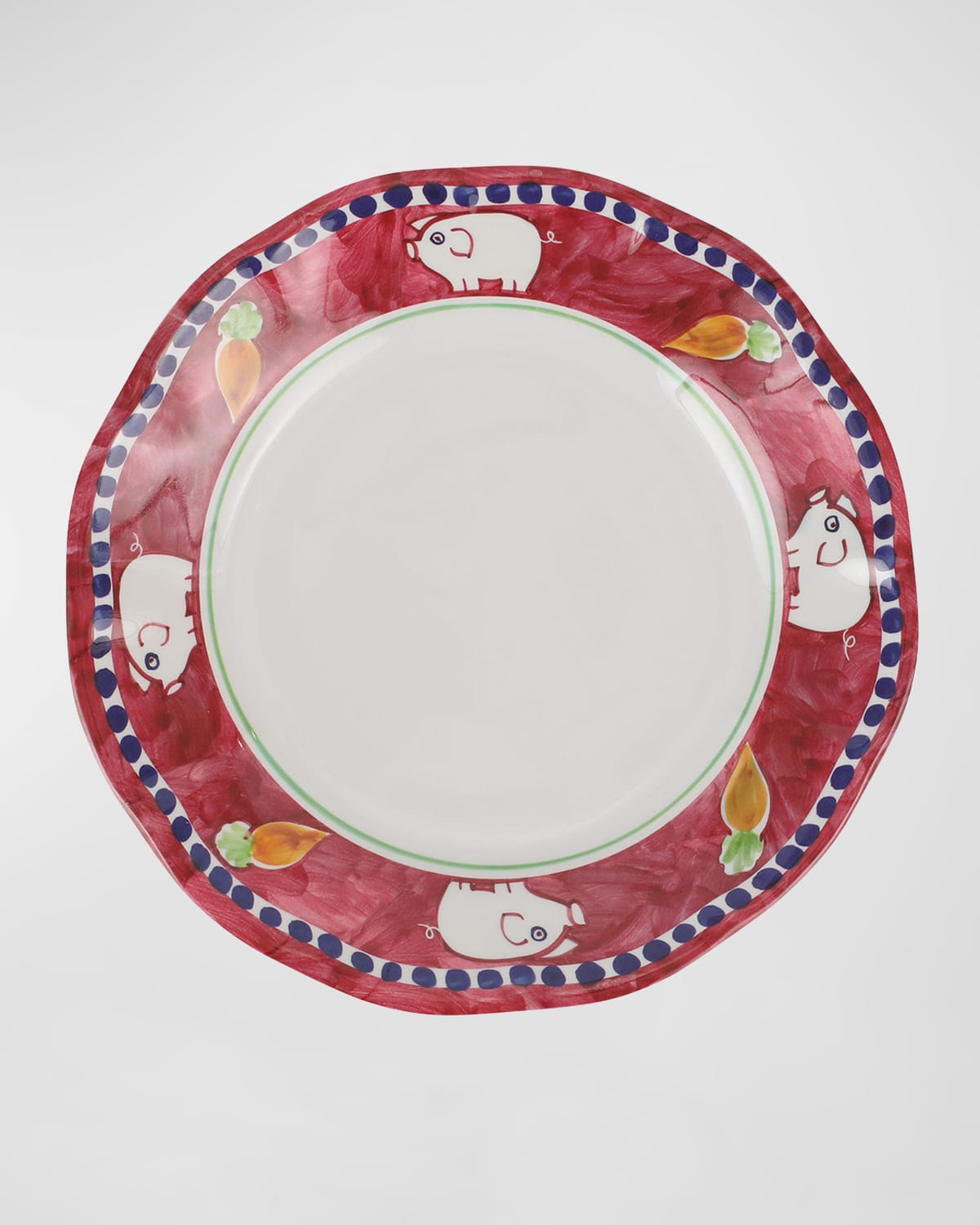 Vietri Melamine Campagna Porco Salad Plate