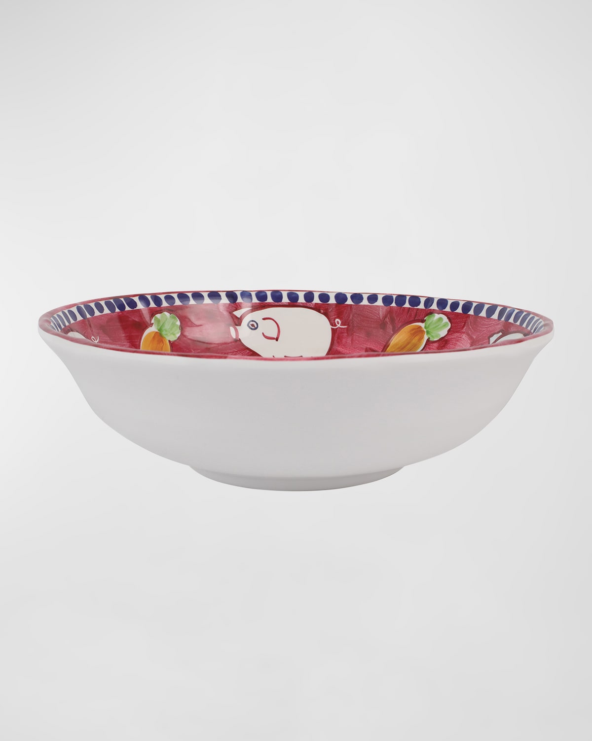 VIETRI MELAMINE CAMPAGNA PORCO LARGE SERVING BOWL