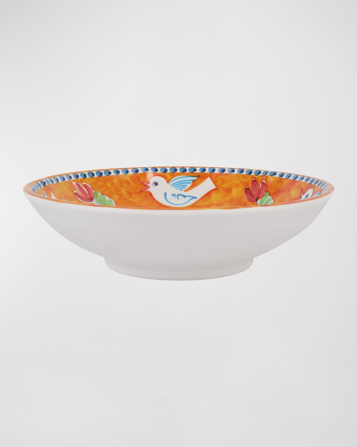 Vietri Melamine Campagna Uccello Pasta Bowl