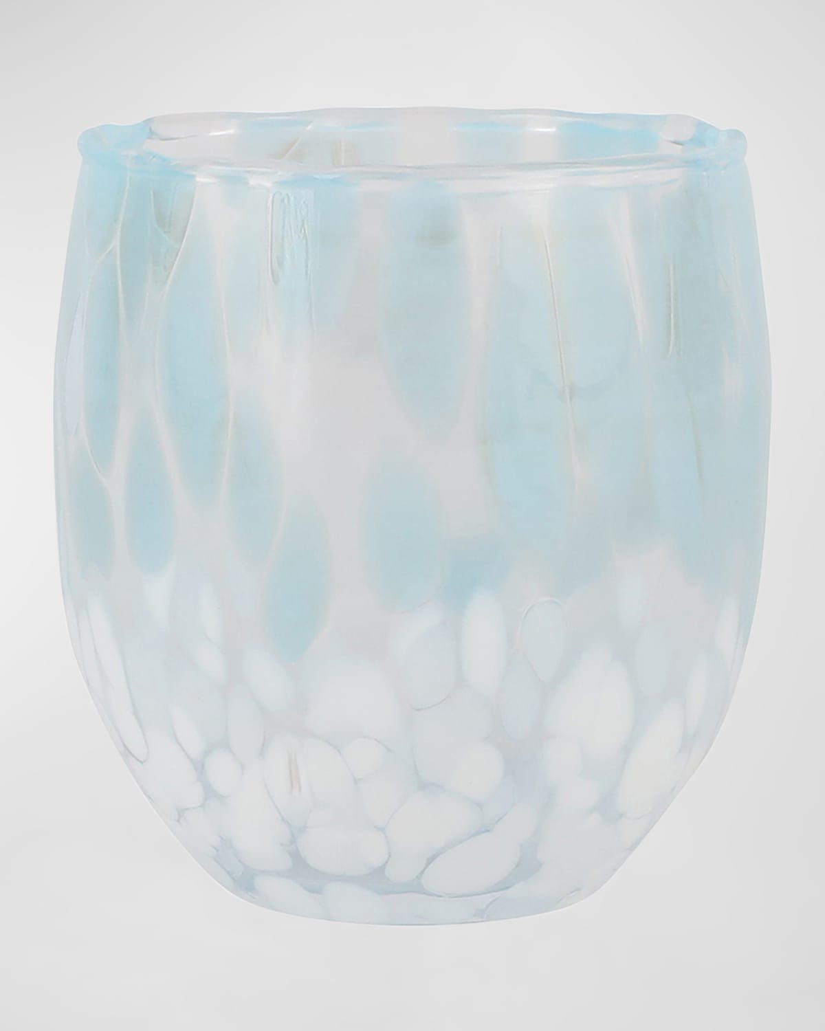 Vietri Nuvola Light Blue And White Double Old Fashioned In Multi