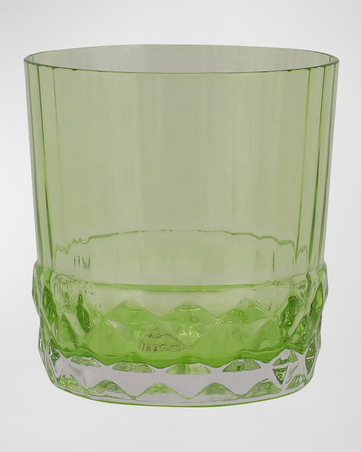 Shop Vietri Deco Short Tumbler, 12 Ounces In Green