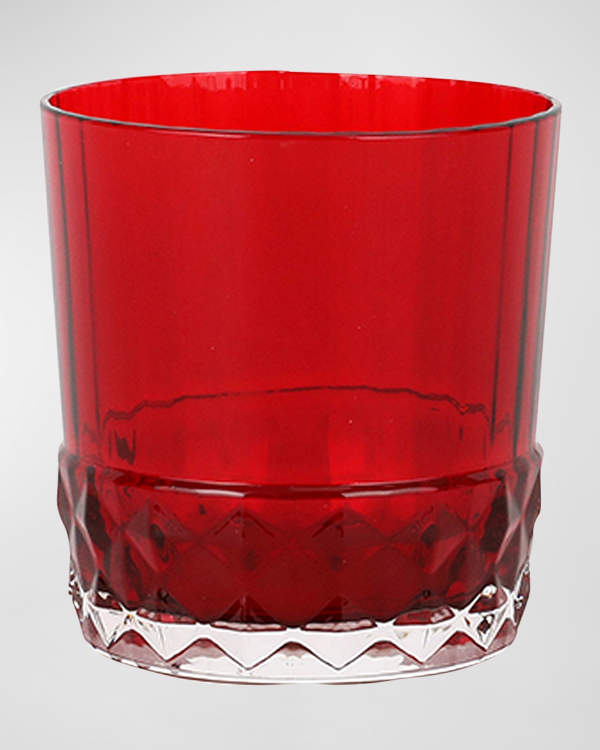 Vietri Deco Red Short Tumbler In Red