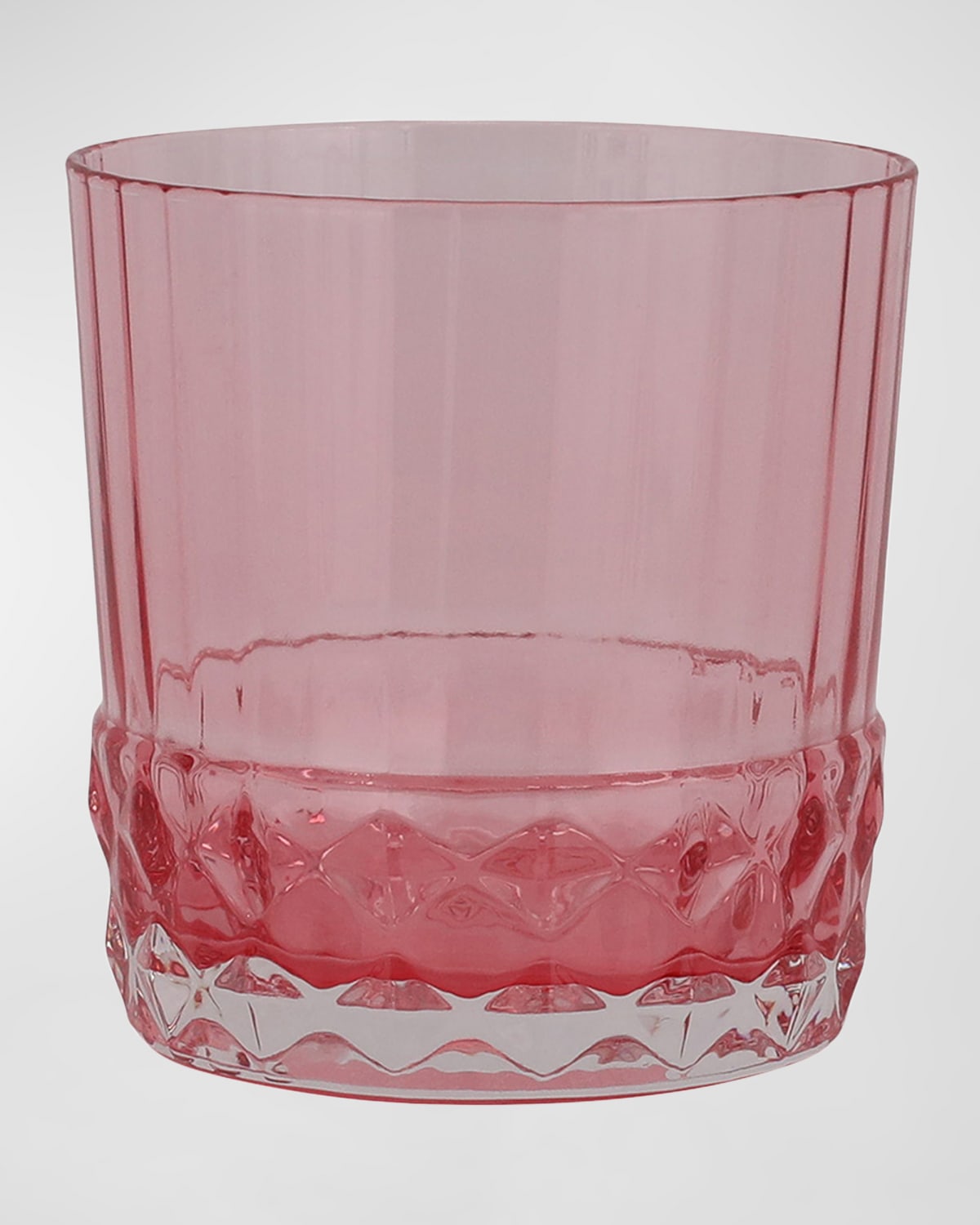 Shop Vietri Deco Short Tumbler, 12 Ounces In Pink