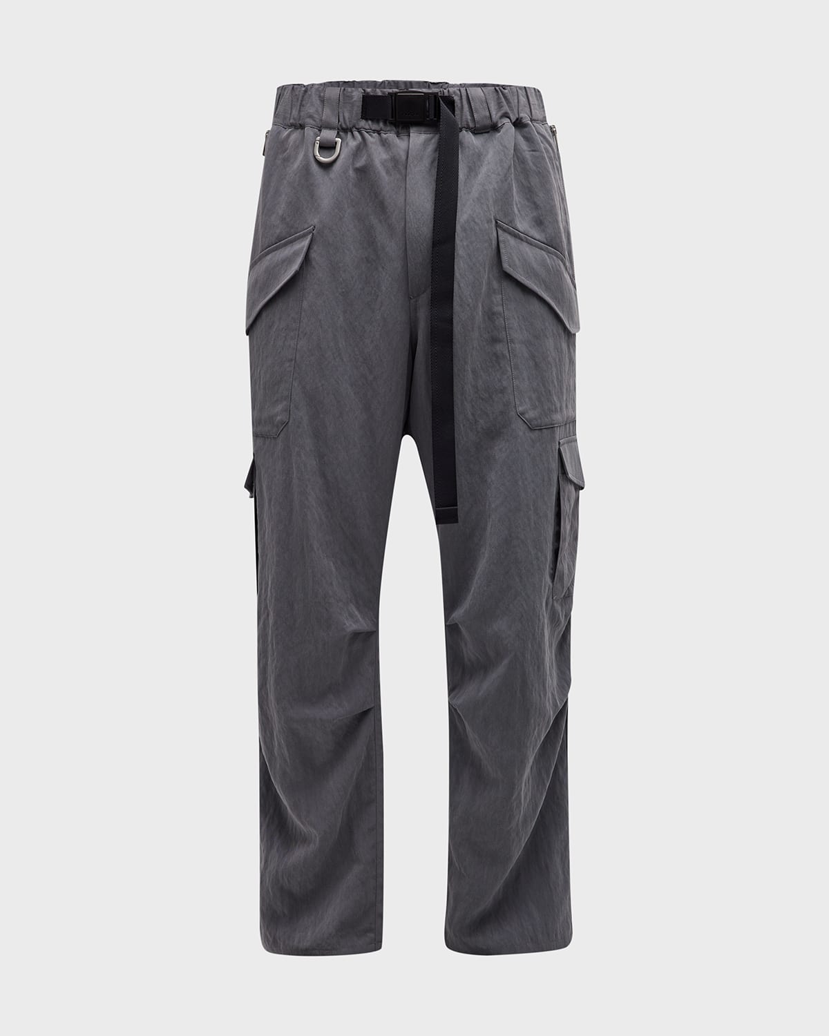 Y-3 Belted Cargo Trousers In Vista Grey