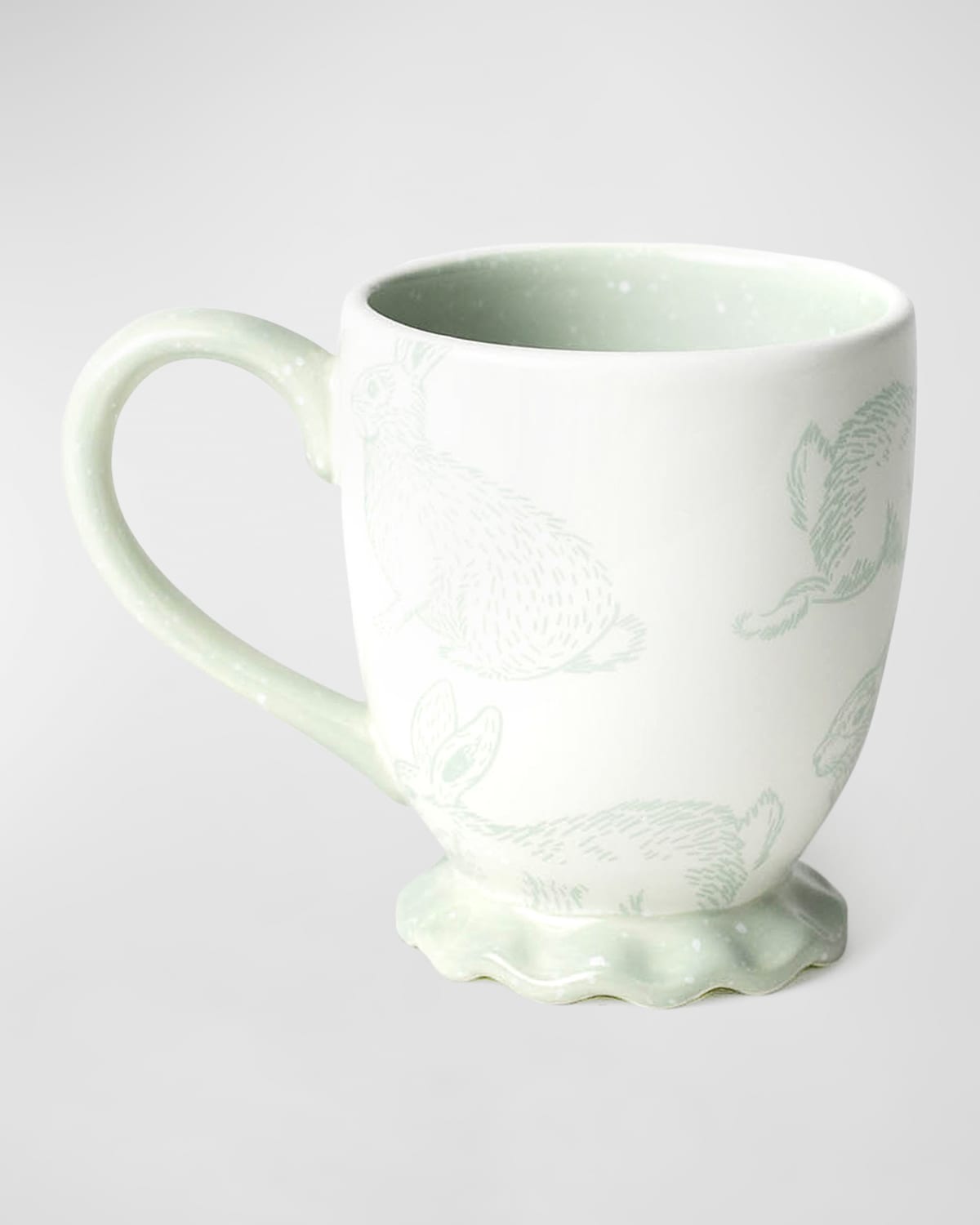 Speckled Rabbit Ruffle Mug