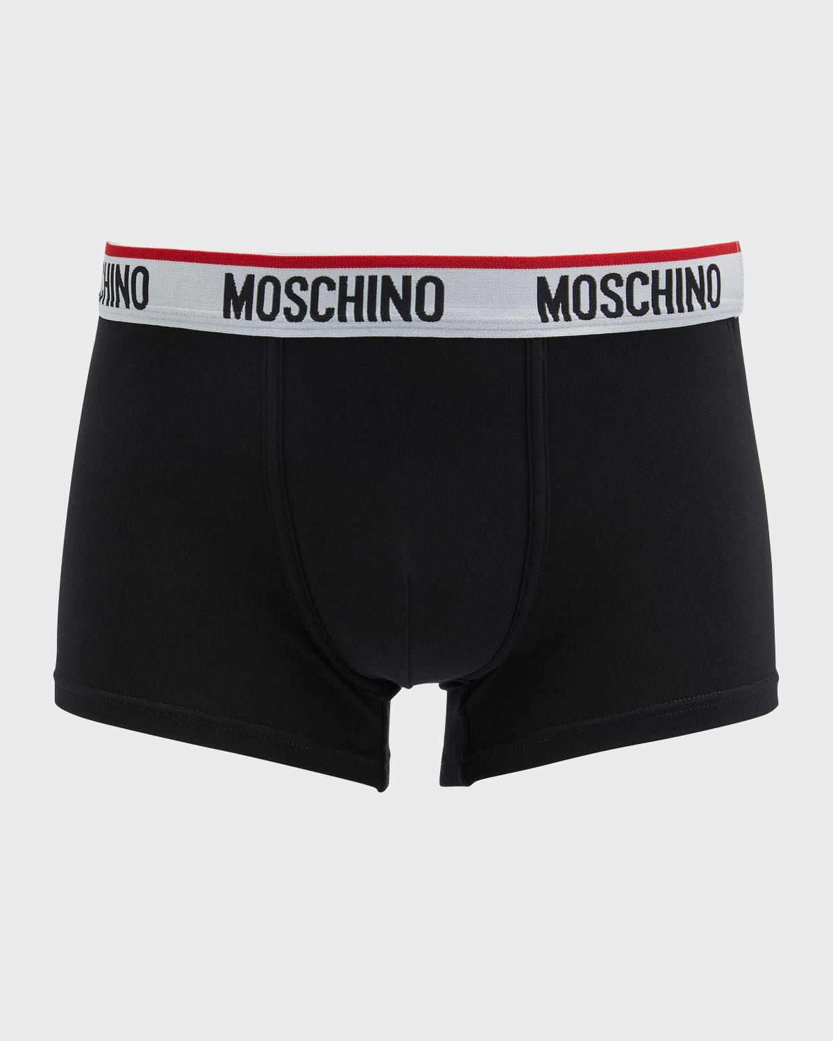 Moschino Men's 2-pack Basic Boxer Briefs In Black Multi