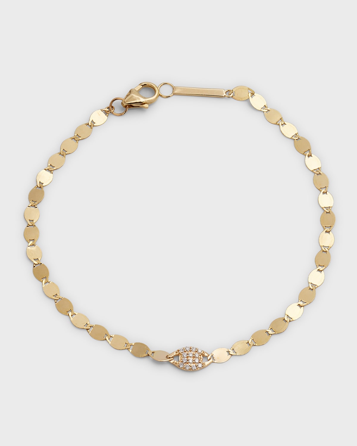 Lana 14k Yellow Gold Single Flawless Nude Link Bracelet In Yg