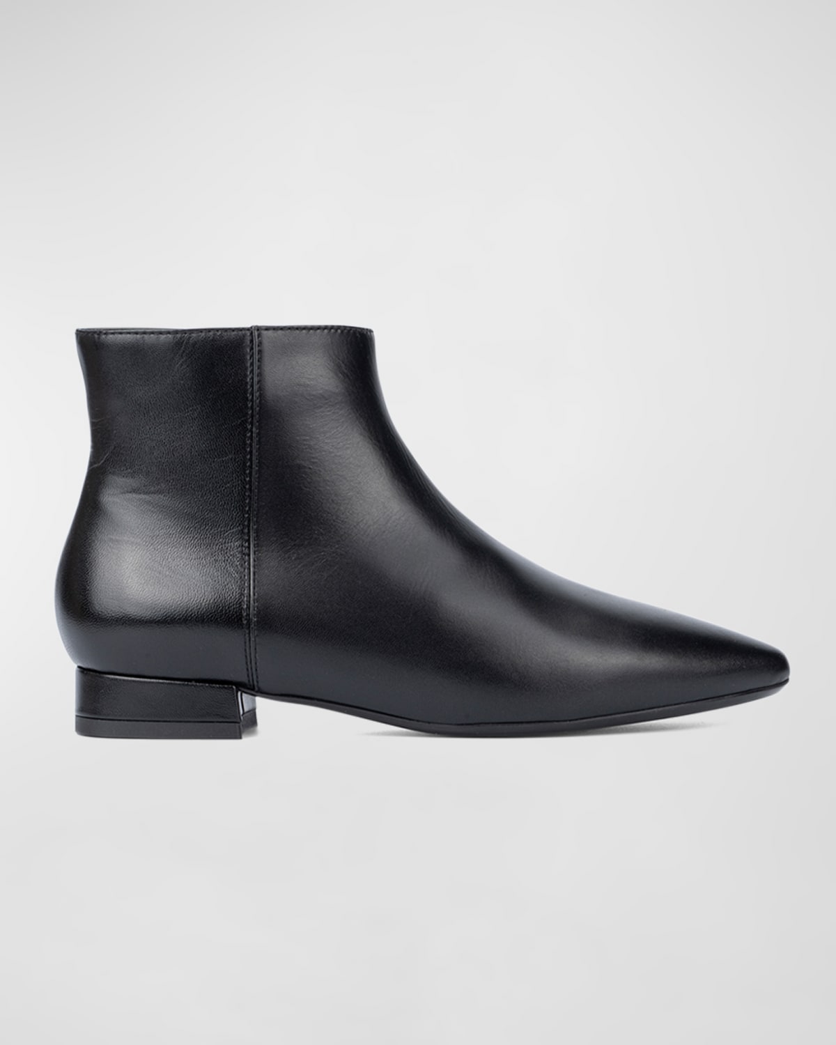 Shop Aquatalia Prisilla Leather Ankle Booties In Black