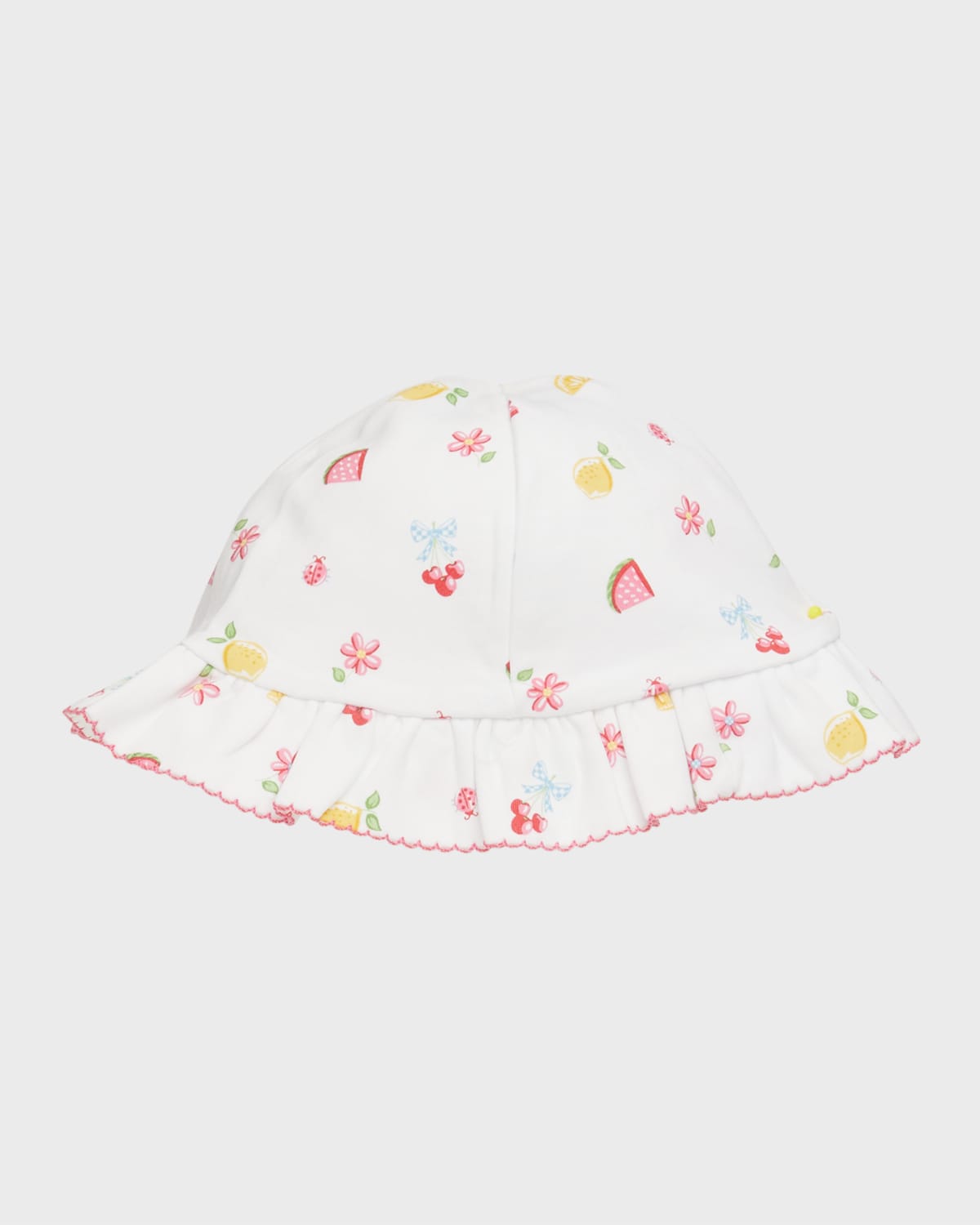 Kissy Kissy Kids' Girl's Tropical Dreams Floppy Sun Hat In White