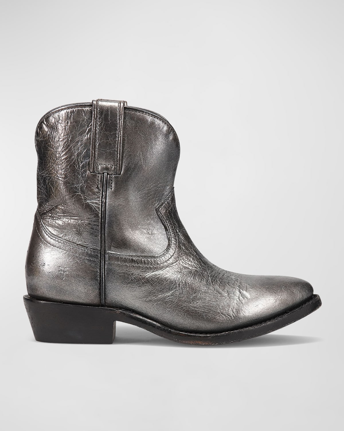 Billy Leather Short Western Boots
