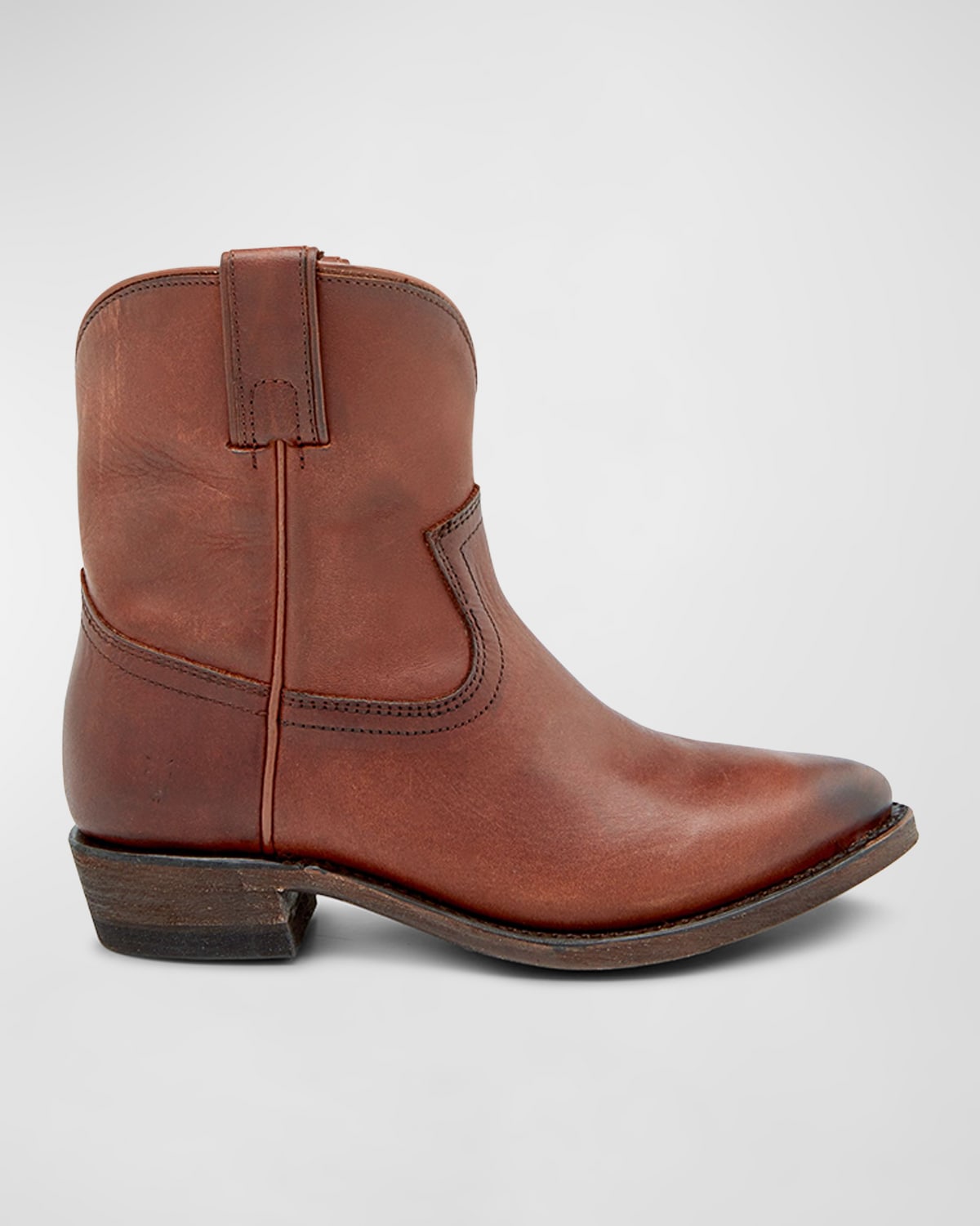 Billy Leather Short Western Boots